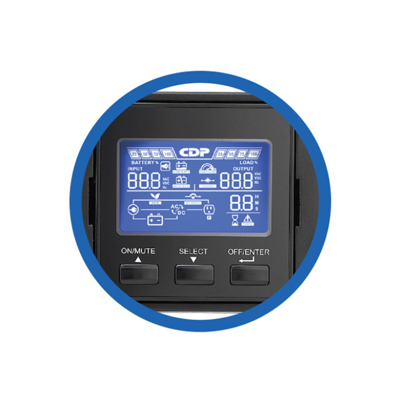 CDP UPO11-2 RT UPS/ 2000 VA/ 1800 W/ RACKEABLE/ PUERTOS DE COMUNICACIÓN RS232 Y USB/ SOBRE PEDIDO/REQUIERE CLAVJA O ADAPTADOR NEMA 5-20R #GOL image 7